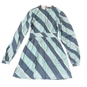 House of Holland Diagonal Stripe Mini Dress